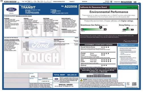 Oxford White 2024 Ford Transit-350 XLT