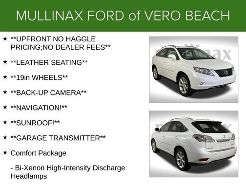 2010 Lexus RX 350 Base