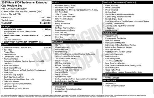 2025 RAM 1500 Tradesman