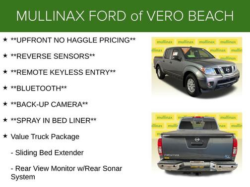 2018 Nissan Frontier SV