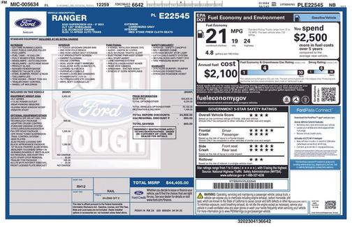Gray Metallic 2023 Ford Ranger XLT
