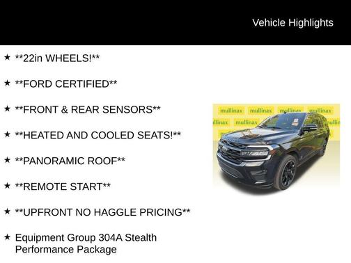 Agate Black Metallic 2023 Ford Expedition Limited