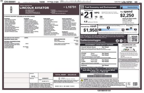 Iced Mocha Metallic Premium Colorant 2020 Lincoln Aviator Reserve RWD