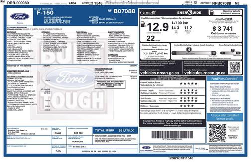Agate Black Metallic 2024 Ford F-150 Tremor