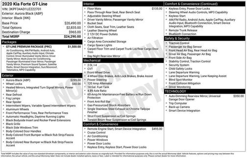 2020 Kia Forte GT-Line