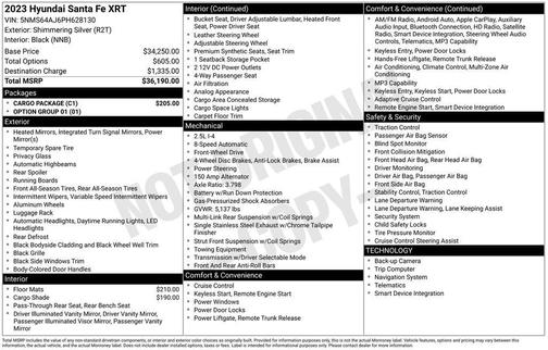 2023 Hyundai SANTA FE XRT