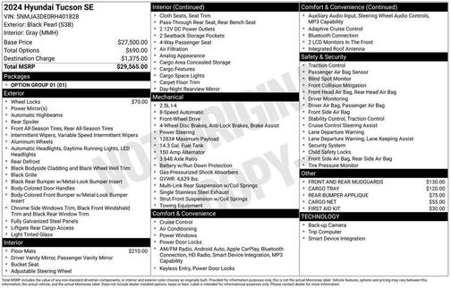2024 Hyundai TUCSON SE
