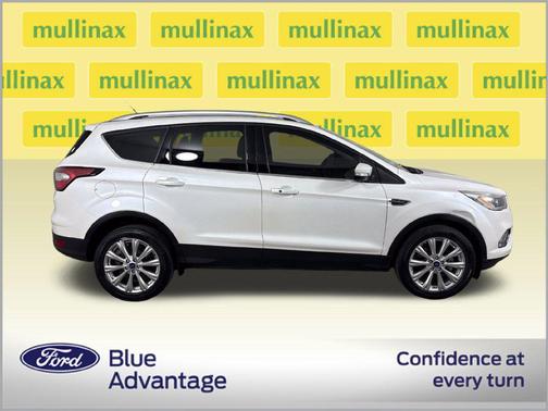 White Platinum Clearcoat Metallic 2017 Ford Escape Titanium
