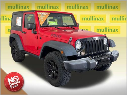 Firecracker Red Clearcoat 2016 Jeep Wrangler Willys Wheeler