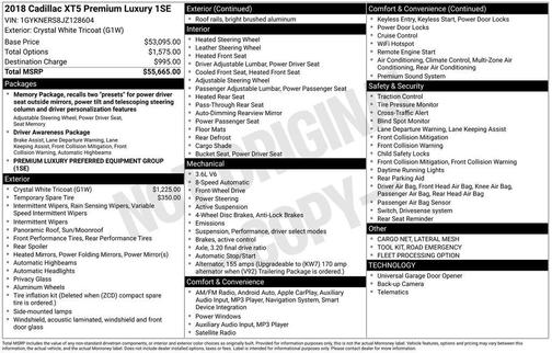 2018 Cadillac XT5 Premium Luxury