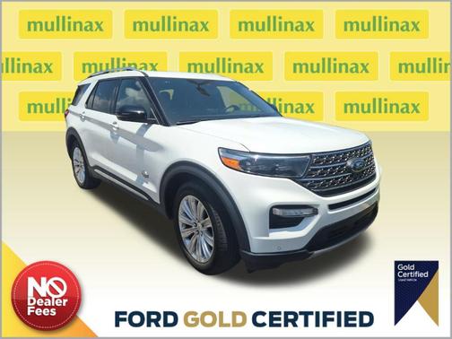 Star White Metallic Tri-Coat 2023 Ford Explorer King Ranch