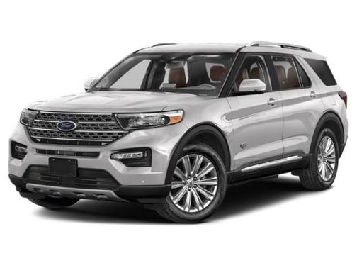 Star White Metallic Tri-Coat 2023 Ford Explorer King Ranch