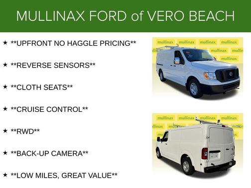 2021 Nissan NV Cargo NV2500 HD SV