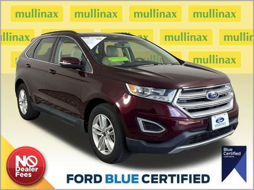 Burgundy 2017 Ford Edge SEL