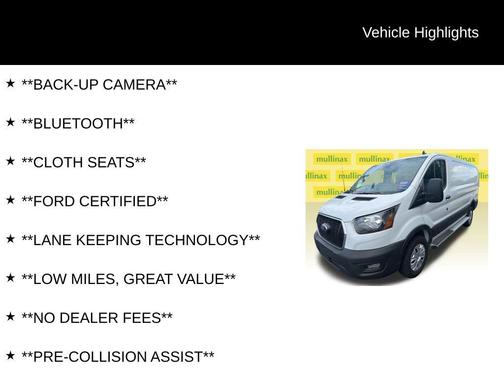 Oxford White 2025 Ford Transit-250 Base