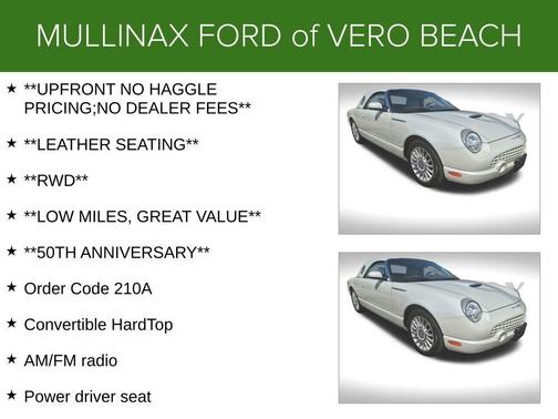 2005 Ford Thunderbird 50th Anniversary
