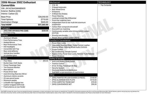 2006 Nissan 350Z Enthusiast