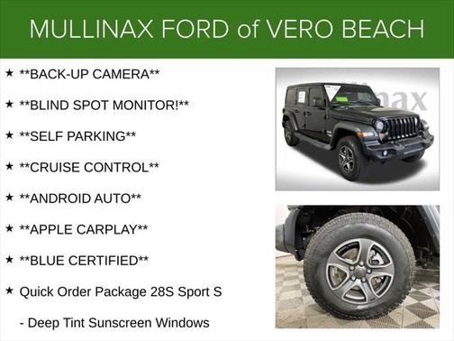 2019 Jeep Wrangler Unlimited Sport