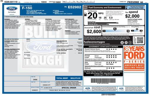 2015 Ford F-150 XL