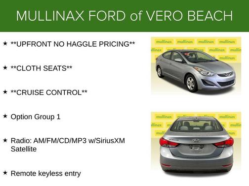 2015 Hyundai ELANTRA SE