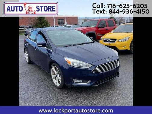 Dark Blue 2016 Ford Focus Titanium