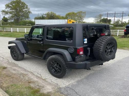 Black 2017 Jeep Wrangler Willys Wheeler