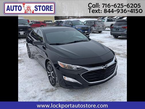Black 2020 Chevrolet Malibu FWD RS Sedan