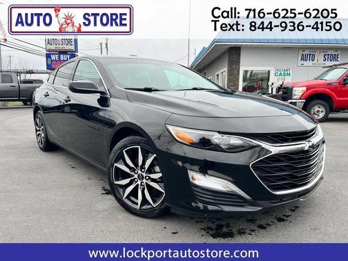 Black 2020 Chevrolet Malibu FWD RS