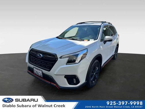 Crystal White Pearl 2023 Subaru Forester Sport