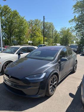 Solid Black 2025 Tesla Model X Long Range