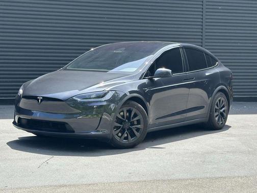 Solid Black 2025 Tesla Model X Long Range
