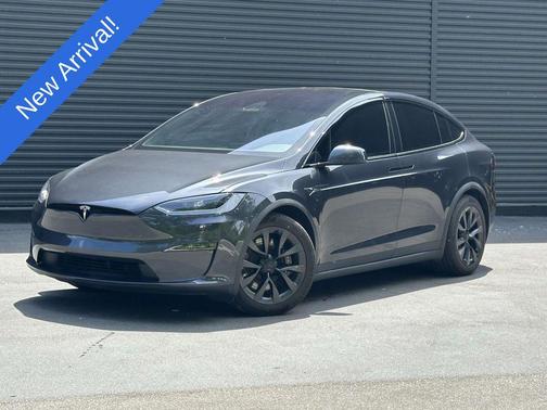 Solid Black 2025 Tesla Model X Long Range