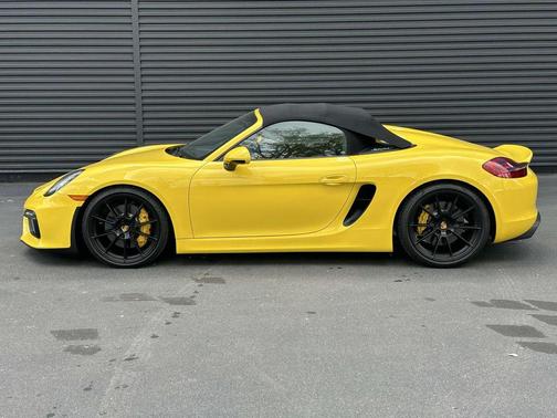 Racing Yellow 2016 Porsche Boxster Spyder