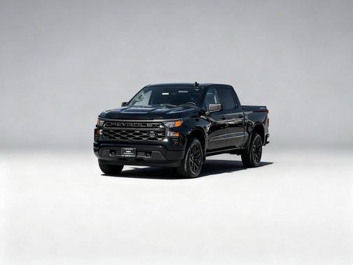 Black 2026 Chevrolet Silverado 1500 Custom