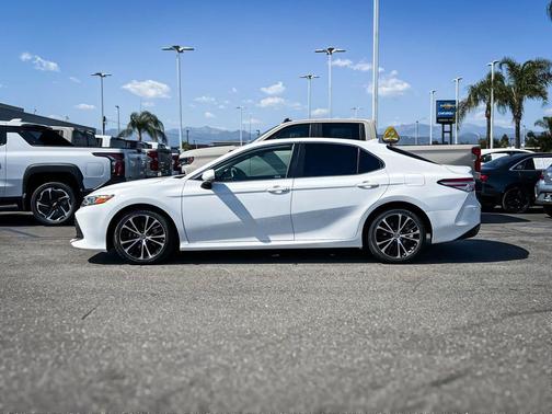 Super White 2020 Toyota Camry LE