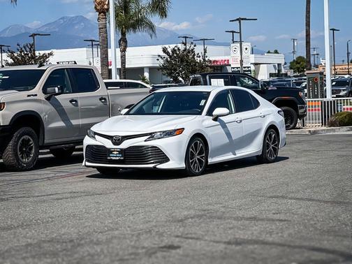 Super White 2020 Toyota Camry LE
