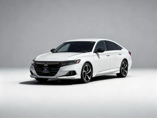 Platinum White Pearl 2021 Honda Accord Sport 1.5T