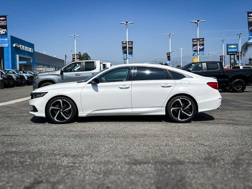 Platinum White Pearl 2021 Honda Accord Sport 1.5T