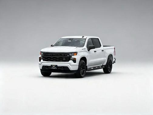 Summit White 2026 Chevrolet Silverado 1500 Custom