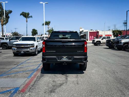 Black 2024 Chevrolet Silverado 1500 Custom