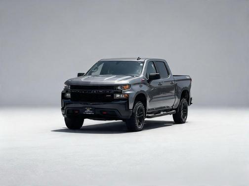 Satin Steel Metallic 2021 Chevrolet Silverado 1500 Custom Trail Boss