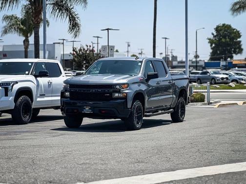 Satin Steel Metallic 2021 Chevrolet Silverado 1500 Custom Trail Boss
