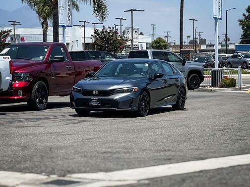 Gray 2026 Honda Civic Sport