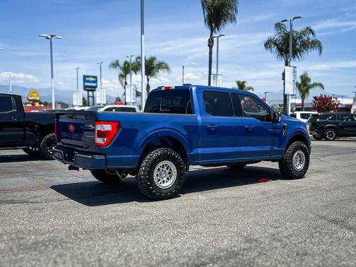 Antimatter Blue Metallic 2022 Ford F-150 Lariat