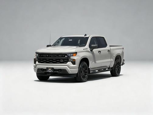 Summit White 2026 Chevrolet Silverado 1500 Custom