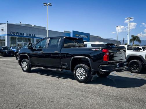 Black 2026 Chevrolet Silverado 2500 Crew Cab, Standard Bed, WT, 4WD
