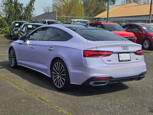Purple 2023 Audi A5 Sportback Premium Plus