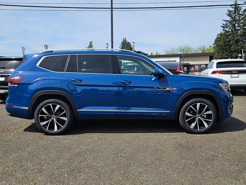 Mountain Lake Blue Metallic 2026 Volkswagen Atlas 2.0T SEL Premium R-Line 4MOTION