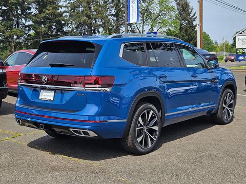 Mountain Lake Blue Metallic 2026 Volkswagen Atlas 2.0T SEL Premium R-Line 4MOTION