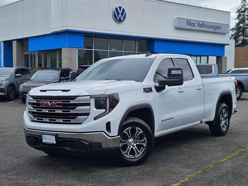 Summit White 2022 GMC Sierra 1500 SLE